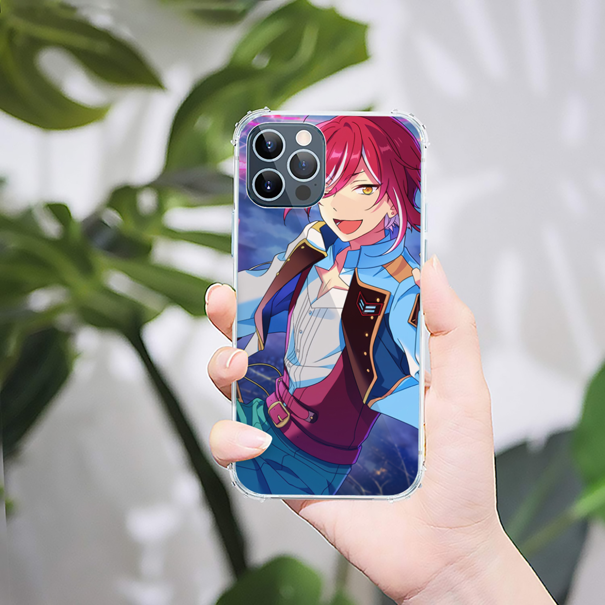 （画像用） あんさんぶるスターズ! Ensemble Stars 【iPhone 12シリーズ対応】透明スマホケース（クリアソフトケース）